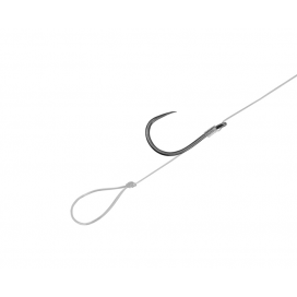 Feederový náväzec Delphin FLR Loop / 6ks 8cm #8 SM