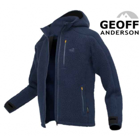 Bunda s kapucňou TEDDY Geoff Anderson - Modrý Veľkosť: S