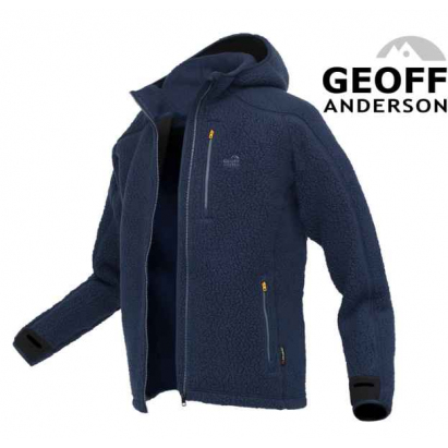 Bunda s kapucňou TEDDY Geoff Anderson - Modrý Veľkosť: S Bunda s kapucňou TEDDY Geoff Anderson - Modrý Veľkosť: S