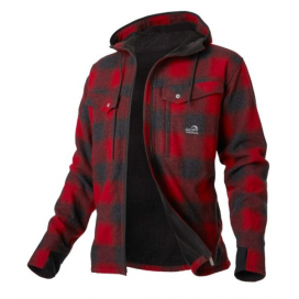 Zateplené košele Geoff Anderson Ezmar2+ s kapucňou - dlhý rukáv červená 