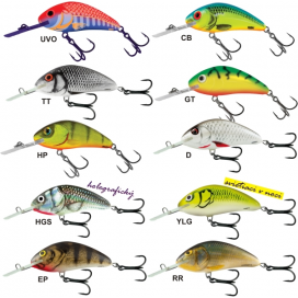 Salmo rybárske woblery Hornet H9F farba HP