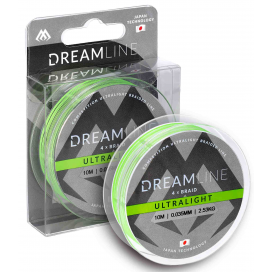 Mikado pletená šnúra dreamline ultralight 0.047mm/3.87kg/10m fluo zelená 1 cievka Mikado pletená šnúra dreamline ultralight 0.047mm/3.87kg/10m fluo zelená 1 cievka