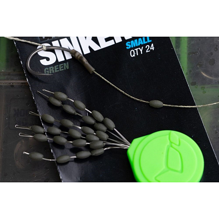 Korda Stoppery Tungstenové Sinkers Weedy Green Large 12 ks