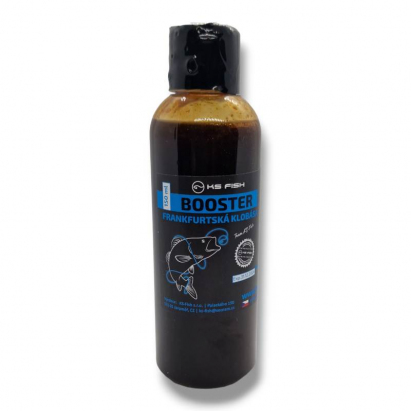 KS Fish booster 150ml frankfurtská klobása KS Fish booster 150ml frankfurtská klobása