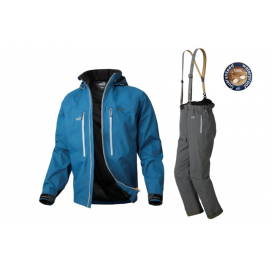 Geoff Anderson bunda DOZER Light modrá+kalhoty URUS LIGHT černé set Velikost: XXXL