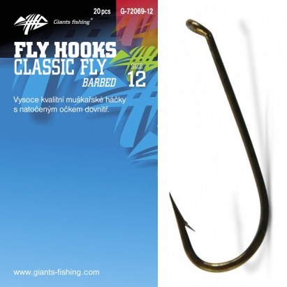 Giants Fishing Háčik Muškársky Classic Fly 20ks veľ.16 Giants Fishing Háčik Muškársky Classic Fly 20ks veľ.16