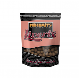 Mikbaits Liverix boilies 1kg - Mazaná mušle 24mm Mikbaits Liverix boilies 1kg - Mazaná mušle 24mm
