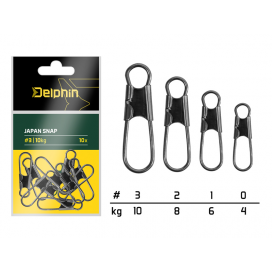 Delphin karabínka Japan snap 10ks