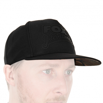Fox Šiltovka Black Camo Flat Peak Snapback Hat