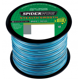 SpiderWire Šnúra Stealth® Smooth8 0,39 mm 46,3 Kg Blue Camo 1m