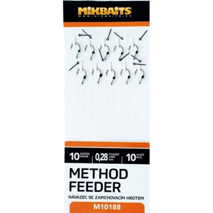 Mikbaits Method Feeder nadväzce So Zapichovacím Hrotom 10ks