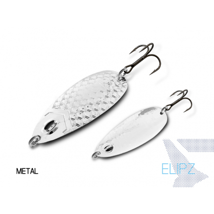 Blyskáč Delphin ELIPZ FullSCALE 12g TIGERA Hook #2