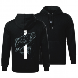 Giants fishing Giants Fishing Mikina pánská černá Pstruh|vel. 3XL