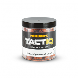 Mikbaits TactiQ mäkčené pelety 250ml - Polnočný pomaranč 14mm