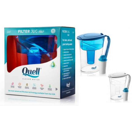 Filtračná kanvica EIVA Quell 1,6 litra 1ks náhradný filter EIVA pre filtračnú kanvicu