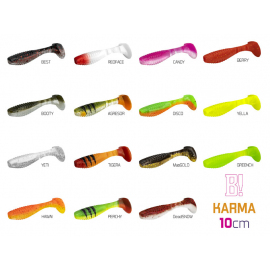 Top mix nástrah Delphin KARMA UVs / 5ks 10cm/BERRY