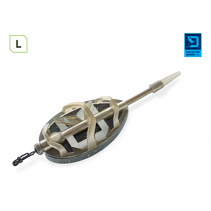 Krmítko Delphin Method QUIX Reaxe L - 90g Krmítko Delphin Method QUIX Reaxe L - 90g