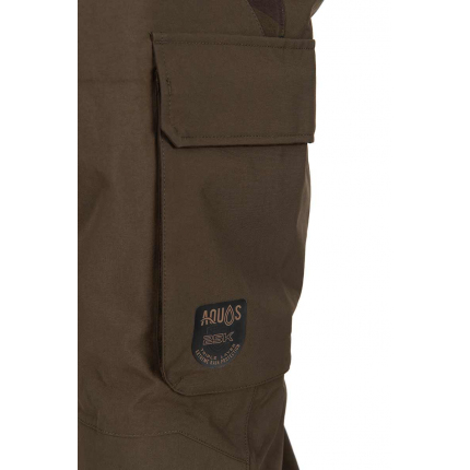 Fox Nohavice RS25K Khaki Salopettes