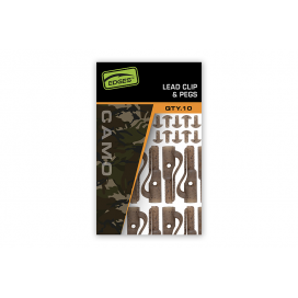 Fox Edges Camo Lead Clip + Pegs Fox Edges Camo Lead Clip + Pegs