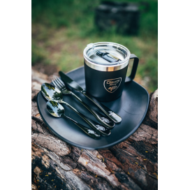 Giants fishing Sada príborov čierny nerez Cutlery SS 410 ( 4pc - set )