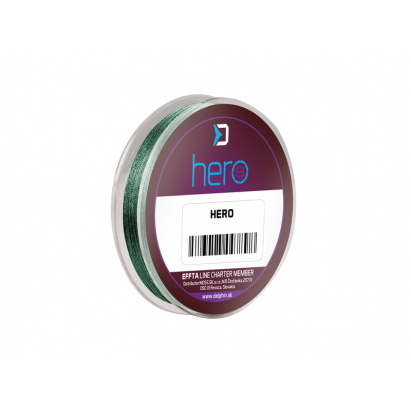 Delphin Šnúra Hero 8 Zelená 0,20mm 14,10kg 15m Delphin Šnúra Hero 8 Zelená 0,20mm 14,10kg 15m