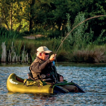 Snowbee Belly Boat Classic Float Tube Kit Olivovo zelená/Čierna