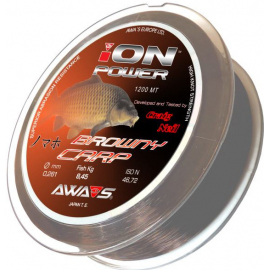 Rybársky vlasec Awa-Shima Ion Power Brown Carp 1200m