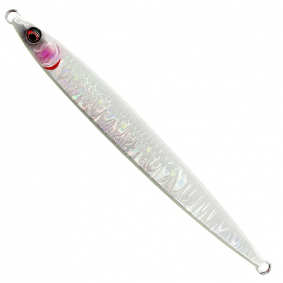 Savage Gear Pilker Sardine Slider Fast Sink UV Biela Žiara 14,5cm 80g