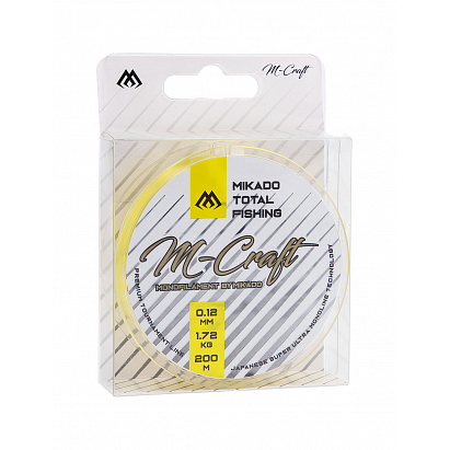 Mikado Vlasec Mcraft 200m Fluo Yellow Mikado Vlasec Mcraft 200m Fluo Yellow