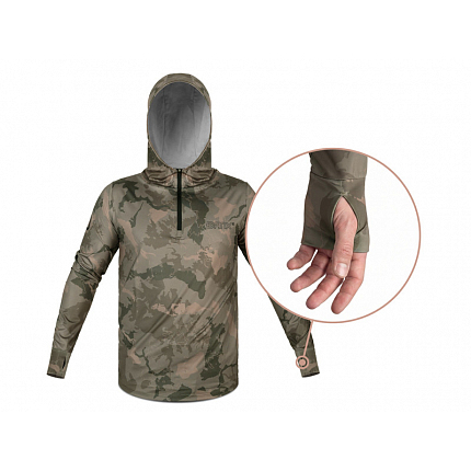 Delphin Tričko s Kapucí UV ARMOR 50+ Banx