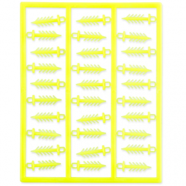 Anaconda hroty Micro Barb Boilie Spikes žltá 60ks