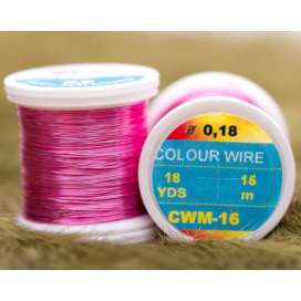Hends krúžkovací drôtik Colour Wire 0,09mm 21,6m Ružová