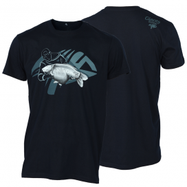 Giants fishing Tričko pánske modré Rybár s kaprom|veľ. 2XL