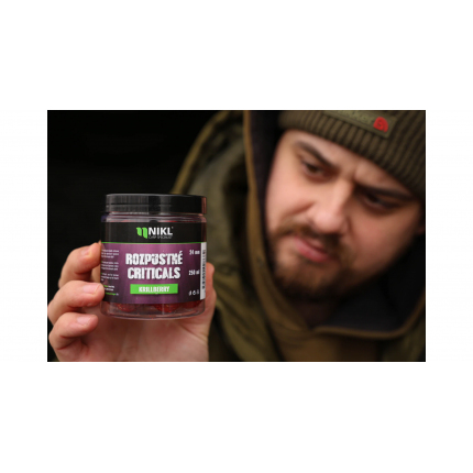 Nikl Rozpustné Criticals Boilie Krill Berry 250 ml