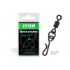 Zfish Obratlík Quick Change Ring Swivel Matt Veľkosť 8 10 ks