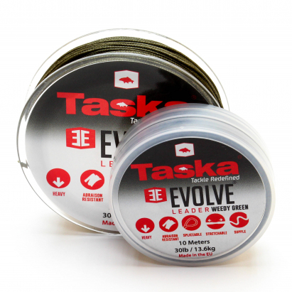 Taska Evolve - Evolve šokový náväzec nad montáž hnedý 10m 30lb Taska Evolve - Evolve šokový náväzec nad montáž hnedý 10m 30lb