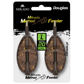 Mikado kŕmidlo method feeder "douglas" l 50g 2 ks
