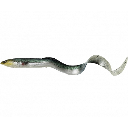 Savage Gear Gumová Nástraha 3D Real Eel Bulk Green Silver 