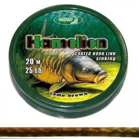 Katran Ztužená Návazcová Šňůrka Coated Braided Hook Links HAMELION 15 lb 20 m Katran Ztužená Návazcová Šňůrka Coated Braided Hook Links HAMELION 15 lb 20 m