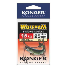 Konger Volfrámové lanko 2ks 25cm / 15kg