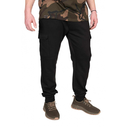 Fox Tepláky LW Black Camo Combat Joggers