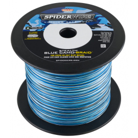Spiderwire Pletená Šnúra Stealth Smooth8 Modrá Camo 1m 0,33mm 38.1kg BC