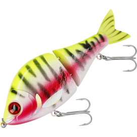 Mikado wobler mft swimbait 10cm / lemon tiger voľne potápavý 1 ks