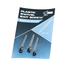 Nash Vrtáčik Plastic Swivel Bait Screw 21mm