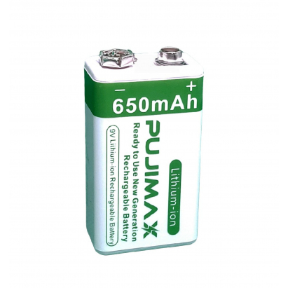 nabíjecí Lithiová baterie 9V/650mAh (1000 cyklů) nabíjecí Lithiová baterie 9V/650mAh (1000 cyklů)