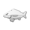 3D nálepka Delphin CARP chróm
