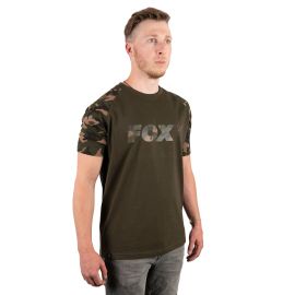 Fox Tričko CamoKhaki Chest Print T-Shirt