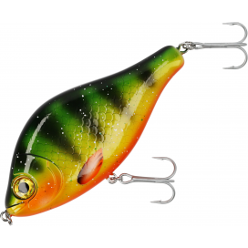 Mikado wobler mft jerk 10cm / hot perch potápavý 1 ks