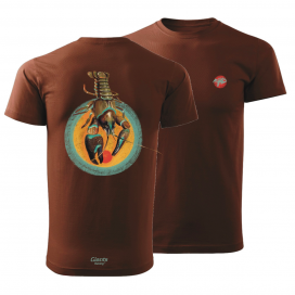 Giants fishing Tričko pánske hnedé Rak|veľ. 3XL