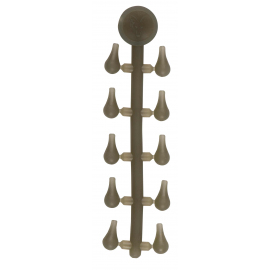 Fox Zarážky Edges Naturals Powergrip Hook Beads 20 ks